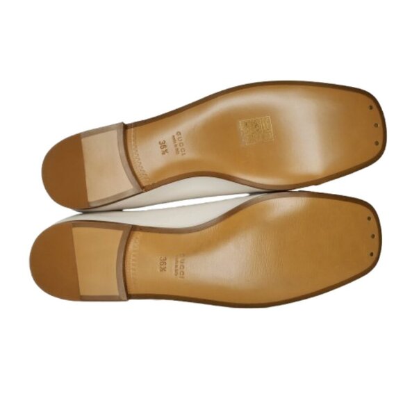 NEW Gucci Hills GG Logo Cap Toe Ballet Flats - Picture 6 of 10